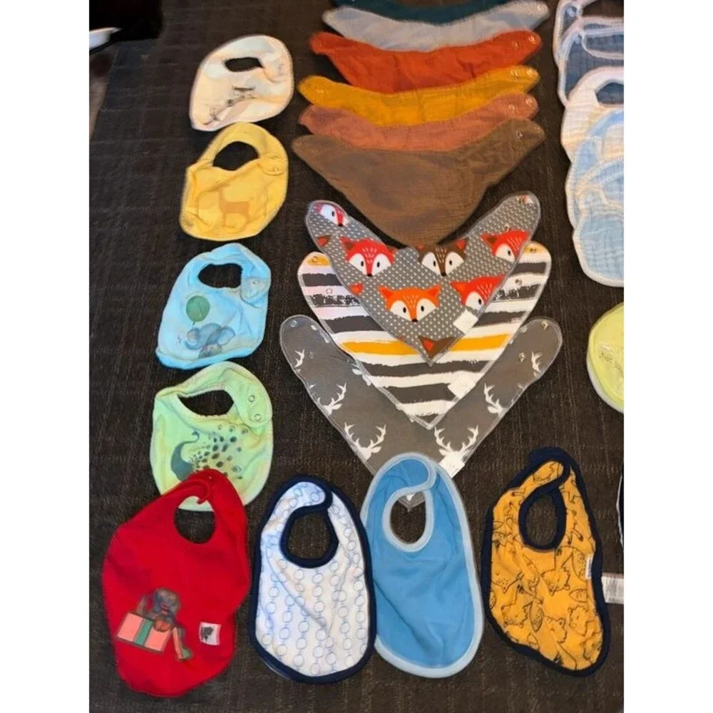 Lot of 25 Baby Bibs